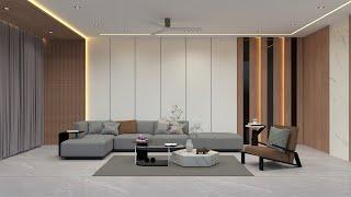 A Luxurious Living Room Design | sketchup vray 5 interior | Pixologic Interior