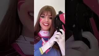 Nerf this! - D.V.A Overwatch Cosplay  #shorts