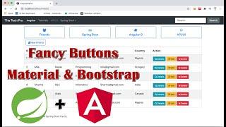 How to Add AddNew, Details, Edit and Delete Buttons in Angular Using Angular Material and Bootstrap