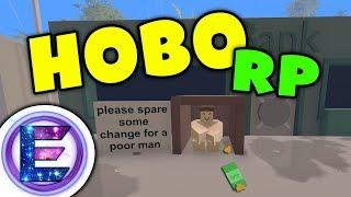 Unturned - Hobo | A homeless man begging people for money ( Undercover Hobo RP ) "Funny moments"