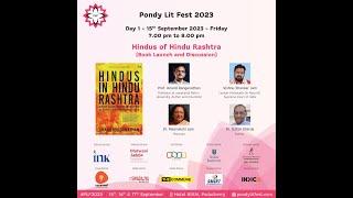 Hindus in Hindu Rashtra | Book Launch and Discussion | Pondy Lit Fest 2023