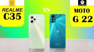 realme c35  vs moto g22