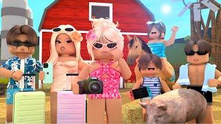 Family VACATION TO THE COUNTRYSIDE! *ATTACKED BY FARM ANIMALS?* | Bloxburg Family Roleplay