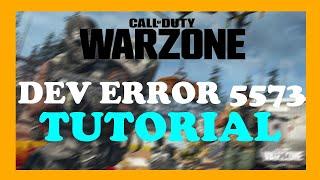 Warzone - How to Fix Dev Error 5573 - TUTORIAL | 2022