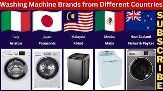 Washing Machine Brands from Different Countries