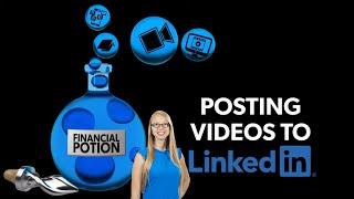 How To Post Videos To Linkedin with a Thumbnail and SRT Closed Caption File