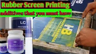 Rubber screen Printing Tips