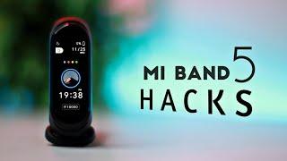 Mi Band 5 Hidden Features + ULTIMATE HACKS | Maps, Camera and more !