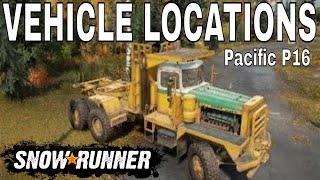 Snowrunner How to unlock PACIFIC P16 Snowrunner Vehicle Locations
