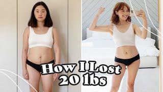 How I Lost 20lbs | simple tips to lose weight