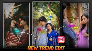 new trending Instagram lyrics reels video editing in inshot | Photo moving lyrics video editing