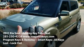 Locksmith Houston Katy Sugar Land - 2011 Kia Soul - Adding Flip Key Fob