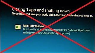 FIX - Task Host is stopping background tasks in Windows 10