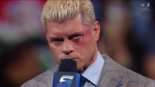 Cody Rhodes confronts John Cena and The Rock | WWE SmackDown 3/7/2025