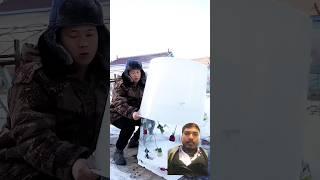 Make a unique fridge by freezing  ice  #ytshorts