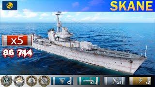  Бой на Эсминце "Snake" VII уровень Европа | [ WoWS ] World of WarShips REPLAYS