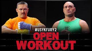 Oleksandr Usyk vs Tyson Fury 2 | OPEN WORKOUT