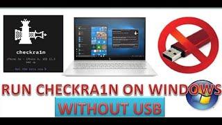 Run Checkra1n  on windows without USB Checkra1n Windows Jailbreak ios 12.3 to 13.4.1/13.5 #checkra1n