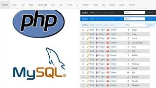 PHP and MySQL - How To Create A Dynamic Menu (PHP Dynamic Data) 2020