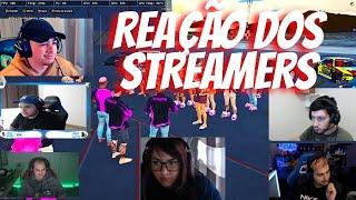 REAÇÃO DOS STREAMERS FRANÇA VS ROSAS GUERRA MAIS RAPIDA DO CDA GTA RP CIDADE ALTA