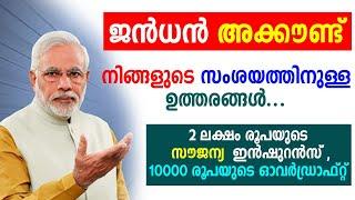 Everything you wanted to know about Pradhan Mantri Jan Dhan Yojana Account | ജൻധൻ അക്കൗണ്ട്