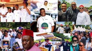 See Moment Mr Ibu Kids Cried Uncontrollably as they Sing in Tribute to their Late Dad