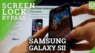 Hard Reset SAMSUNG I9100 Galaxy S II  - Remove Pattern Lock by Recovery Mode