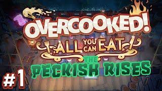Overcooked: Ever Peckish Rises - #1 - FELLOWSHIP!!! (4-Player Gameplay)