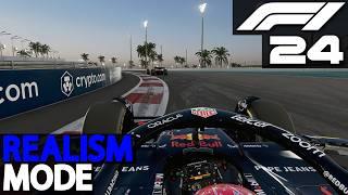 F1 24 REALISM MODE | Max Verstappen at Abu Dhabi GP | 100% RACE + TRACKIR + COCKPIT + NO ASSISTS