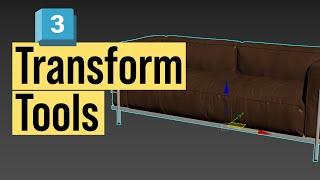 3ds Max Transform Tools: Position, Rotate, and Scale Objects