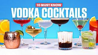 10 Vodka Cocktails Every Bartender Needs To Know | Bartending 101