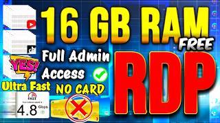 Get Free Windows RDP For Long Time | Free Admin Rdp  | How to Create RDP | cloud rdp | rdp cal