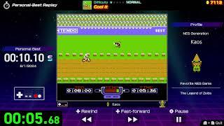 Incredible "Cool it" S Rank 10:10 World Record  Excitebike - Nintendo World championship NES edition