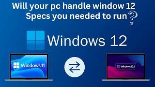 Can YOUR Computer Handle Windows 12's Demanding System Requirements?