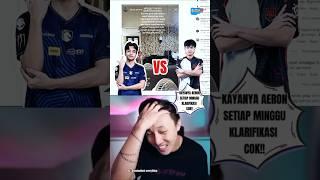 BKENT REACT AERONSHIKI KLARIFIKASI?! #aeronshiki #aenino #dramamlbb #shorts