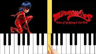 MIRACULOUS LADYBUG - Theme Song | Synthesia Piano Tutorial