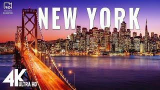 New York 4K Video UHD - Relaxing Piano Music, Beautiful Nature Scenic | Stress Relief,Anxiety Relief