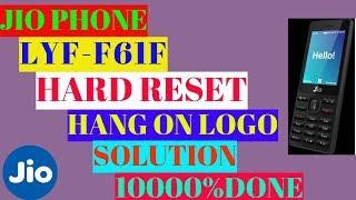 JIO PHONE F61F HANG ON LOGO Problem and Hard reset Solution 1000%Done