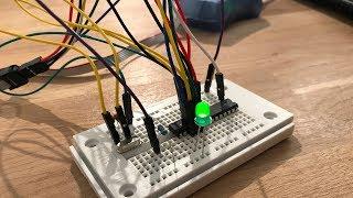 Standanlone AVR ATMega328 Blink Example in C with Amtel Studio (German)