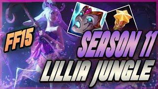 LILLIA JUNGLE CRUSHING HIGH ELO - Jungle Lillia Gameplay - Season 11 Lillia Gameplay - Best Jungler