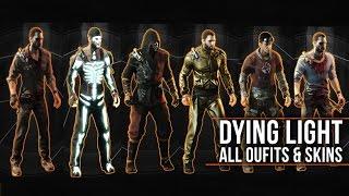 Dying Light - ALL OUTFITS with LEGEND SKINS Showcase (Including Secrets & DLCs) "How to Unlock"