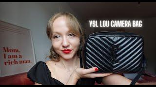 My ONE AND ONLY designer handbag! YSL Lou Camera Bag in all black