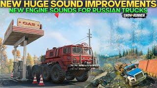 New Huge Sound Improvement in SnowRunner MudRunner Engine Sound For Russian Trucks