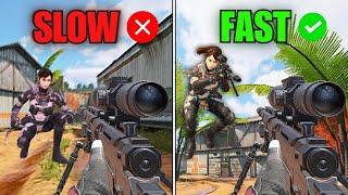 How To Get FASTEST MOVEMENT In COD MOBILE!