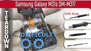Samsung Galaxy M31s SM-M317  Teardown Take apart Tutorial