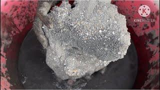 ASMR ||Charcoal stone chunks water crumbling #satisfying