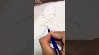 Tutorial menggambar leher dan bahu