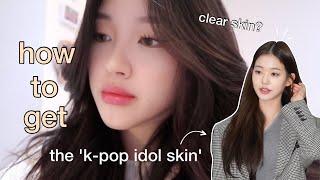 how to achieve the "k-pop idol look": clear skin and a flawless base makeup