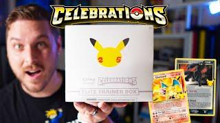 Opening Pokémon: Celebrations (3 YEARS LATER) to pull Base Set Charizard!