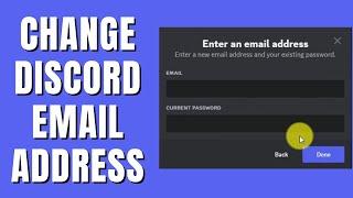 How To Change Discord Email Address